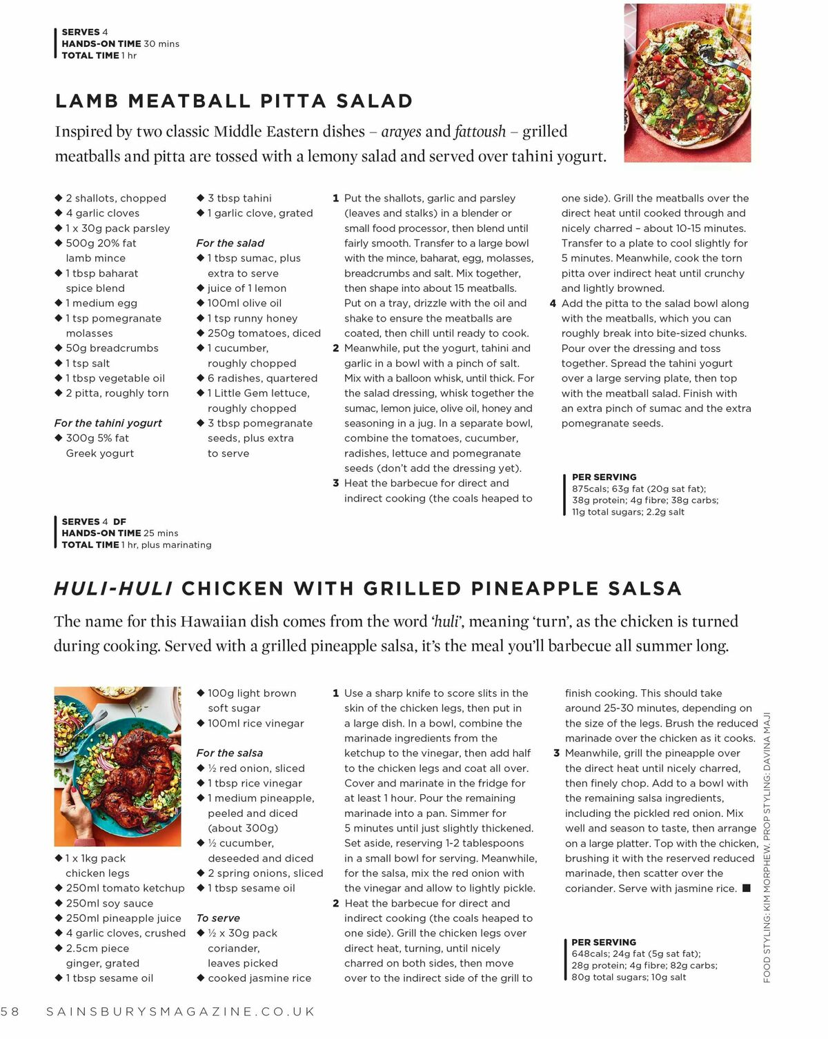 Sainsbury's Magazine May Offers from 1 May