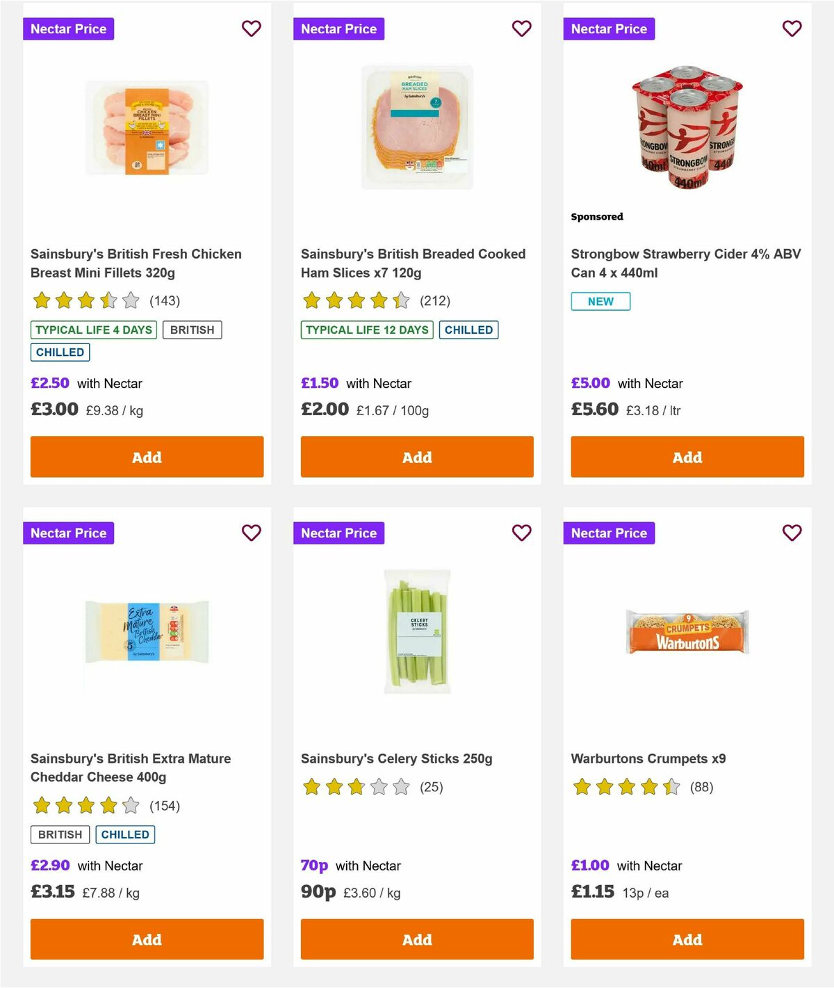 Sainsbury's Offers from 9 May