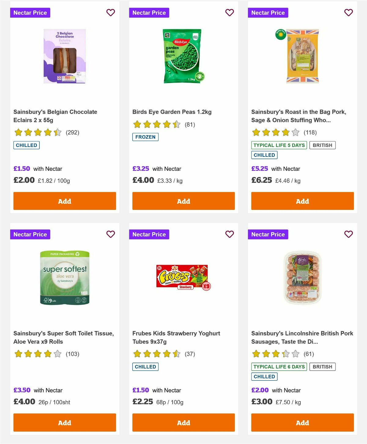 Sainsbury's Offers from 9 May