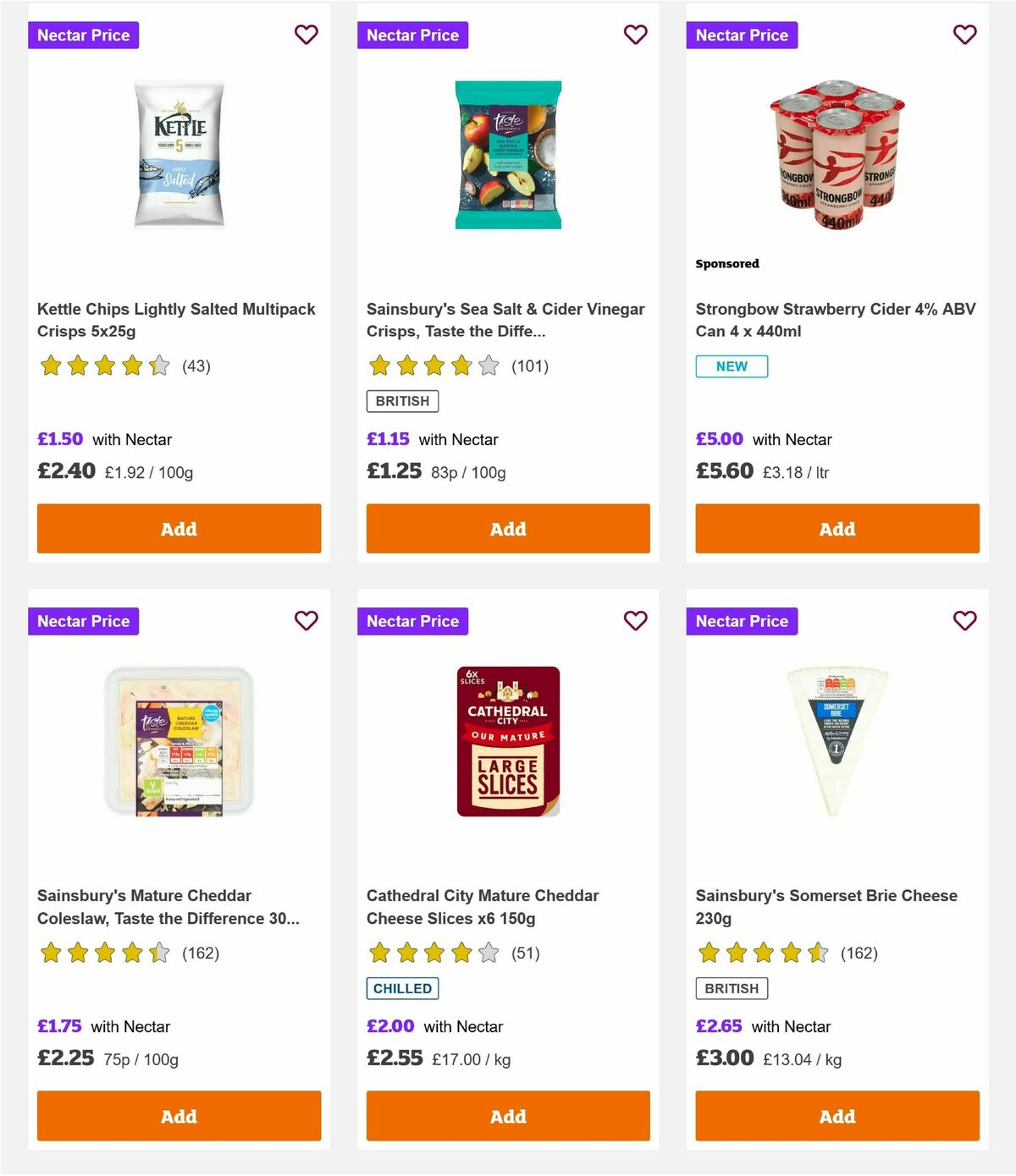 Sainsbury's Offers from 9 May