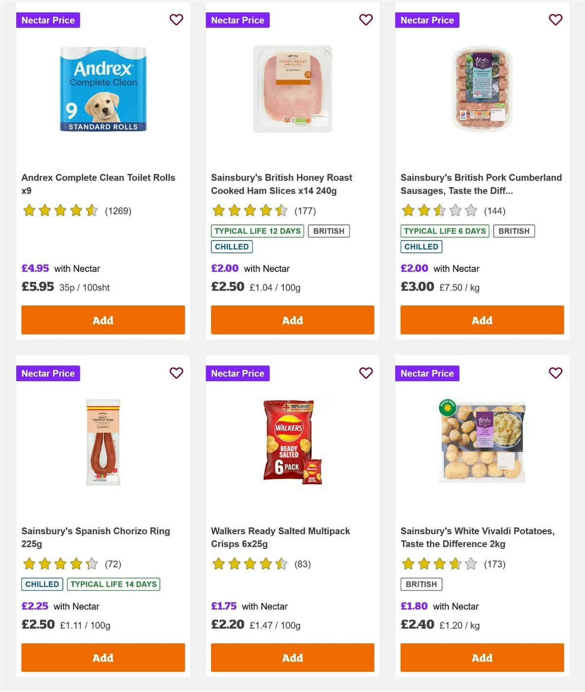 Sainsbury's Offers from 9 May
