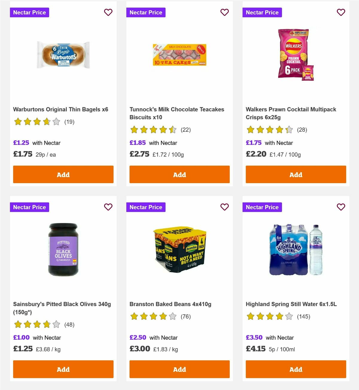 Sainsbury's Offers from 16 May