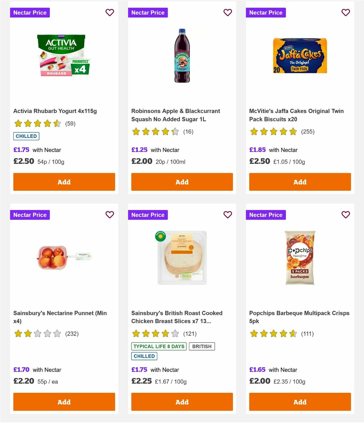Sainsbury's Offers from 16 May