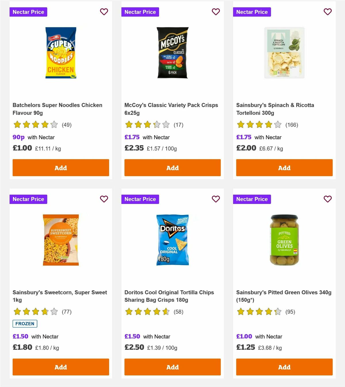 Sainsbury's Offers from 16 May