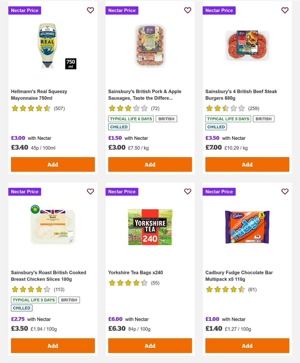 Sainsbury's Offers from 16 May