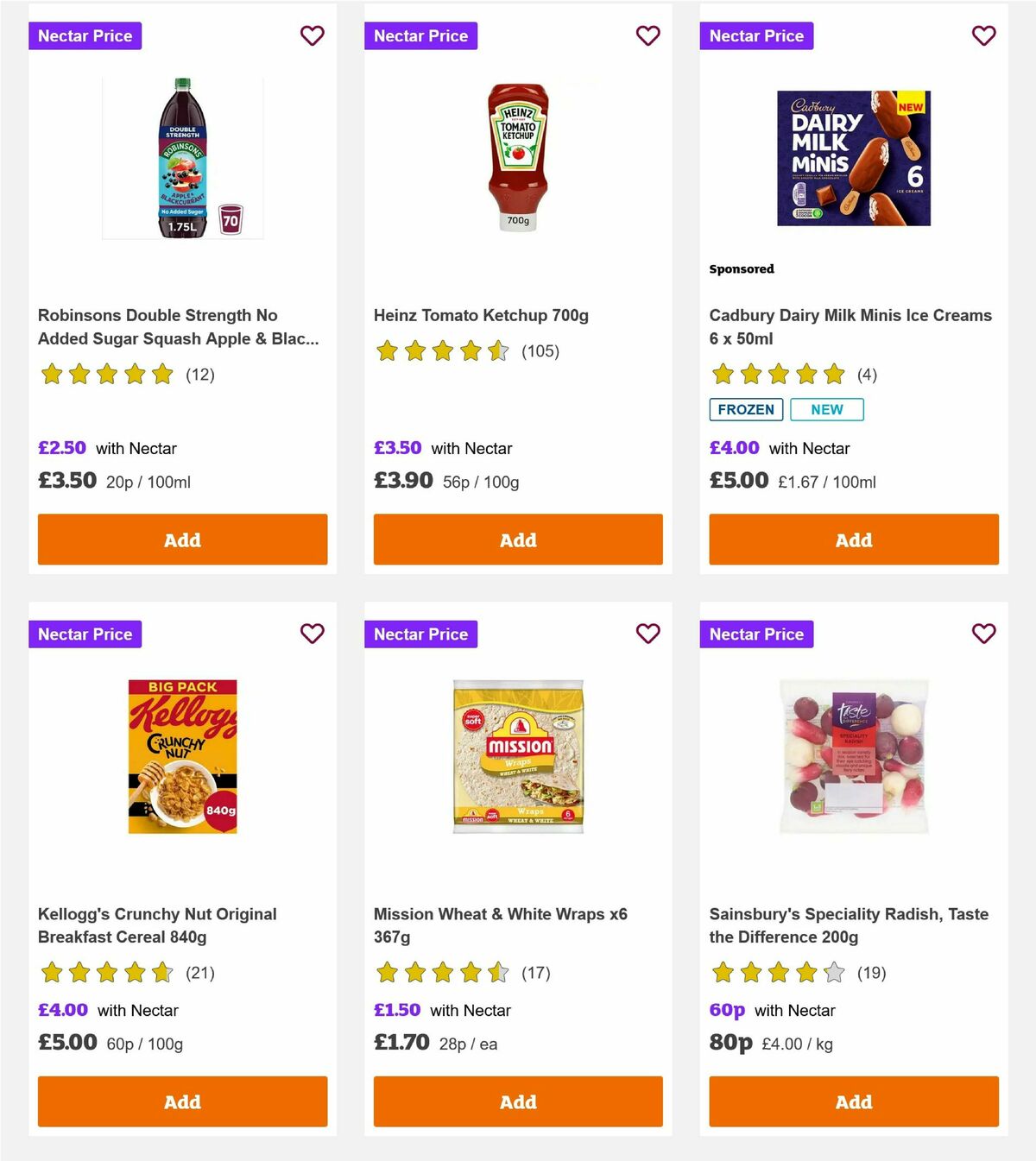 Sainsbury's Offers from 16 May