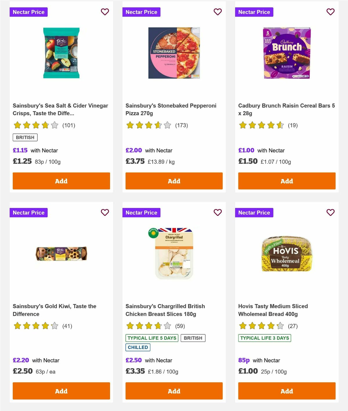 Sainsbury's Offers from 16 May