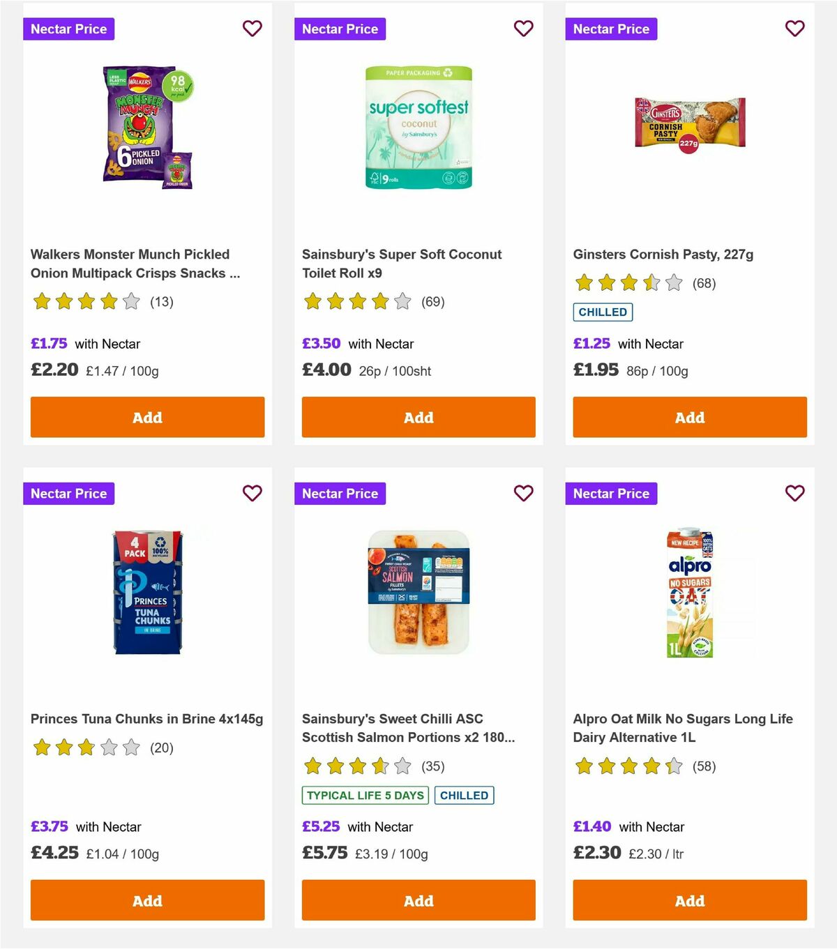 Sainsbury's Offers from 16 May