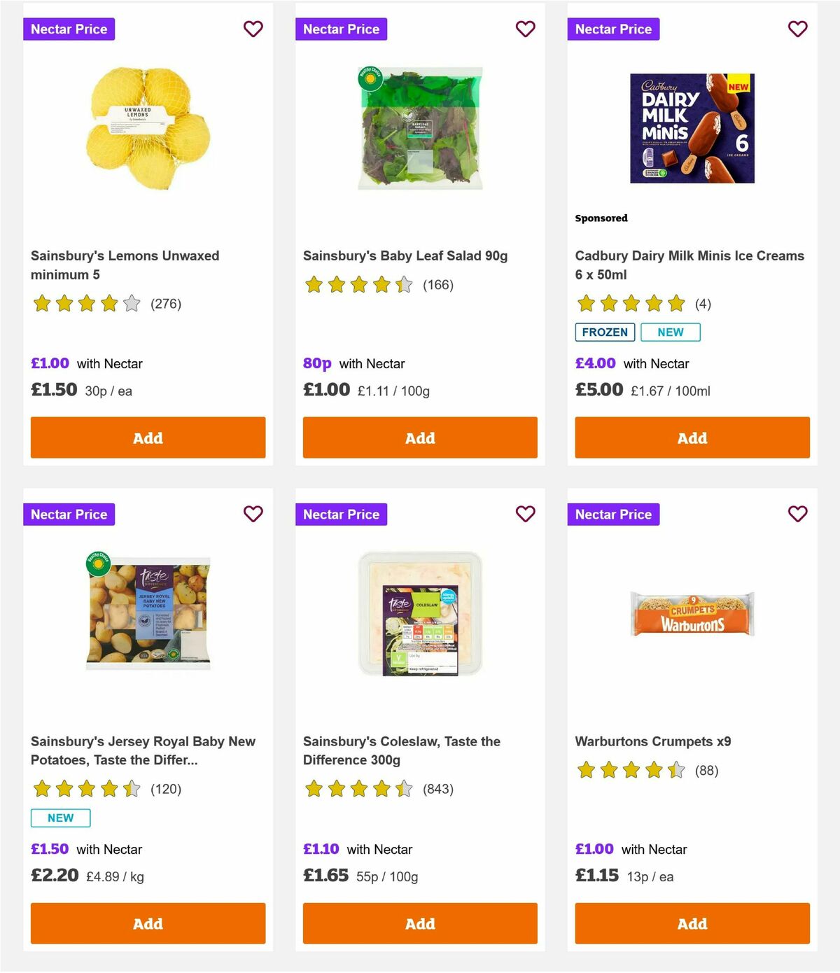 Sainsbury's Offers from 16 May