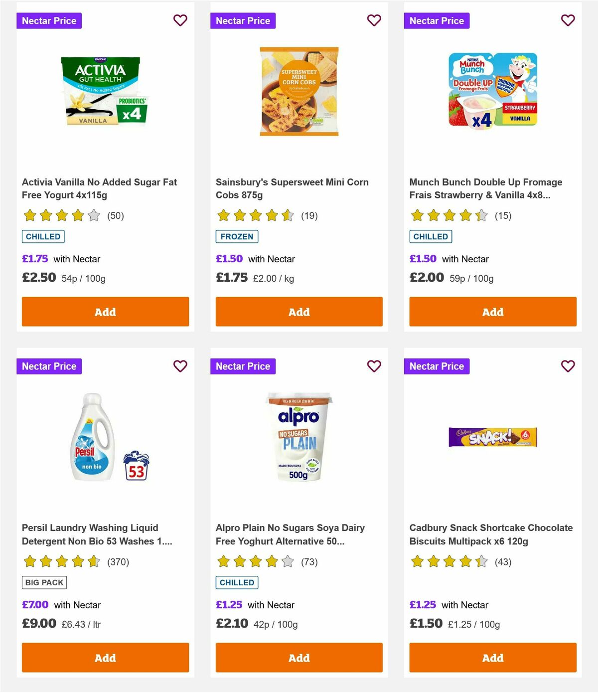 Sainsbury's Offers from 16 May