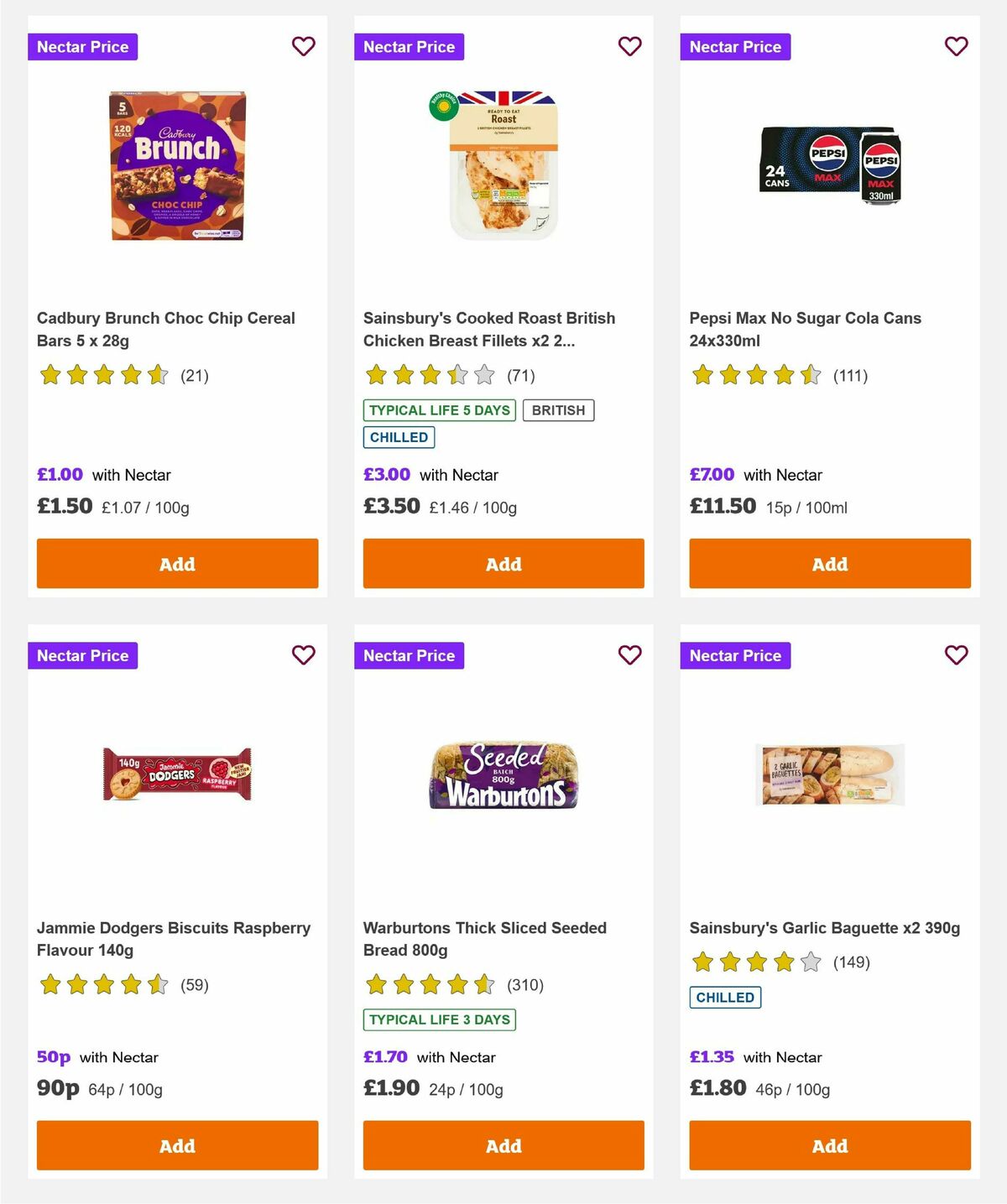 Sainsbury's Offers from 16 May