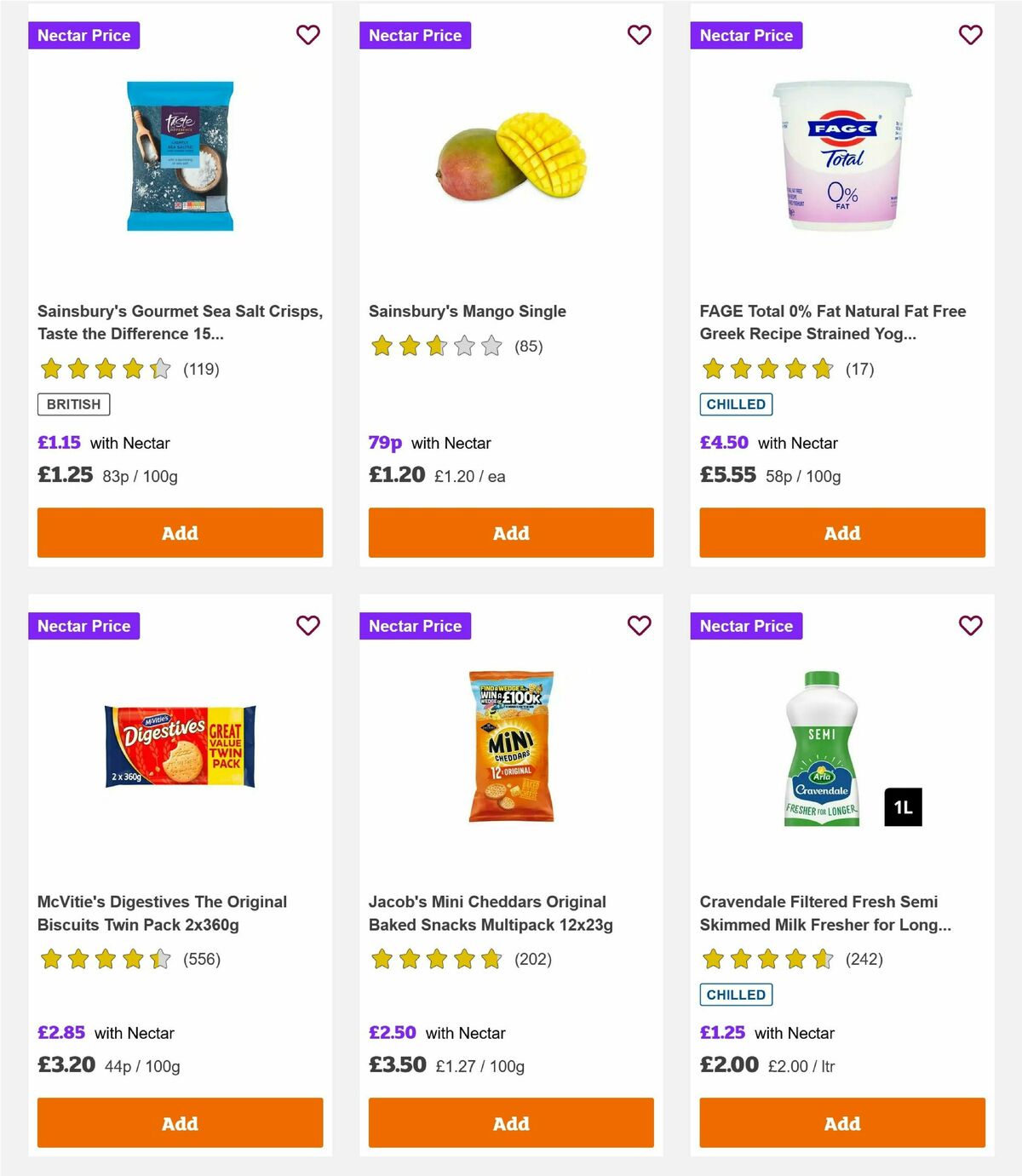 Sainsbury's Offers from 16 May
