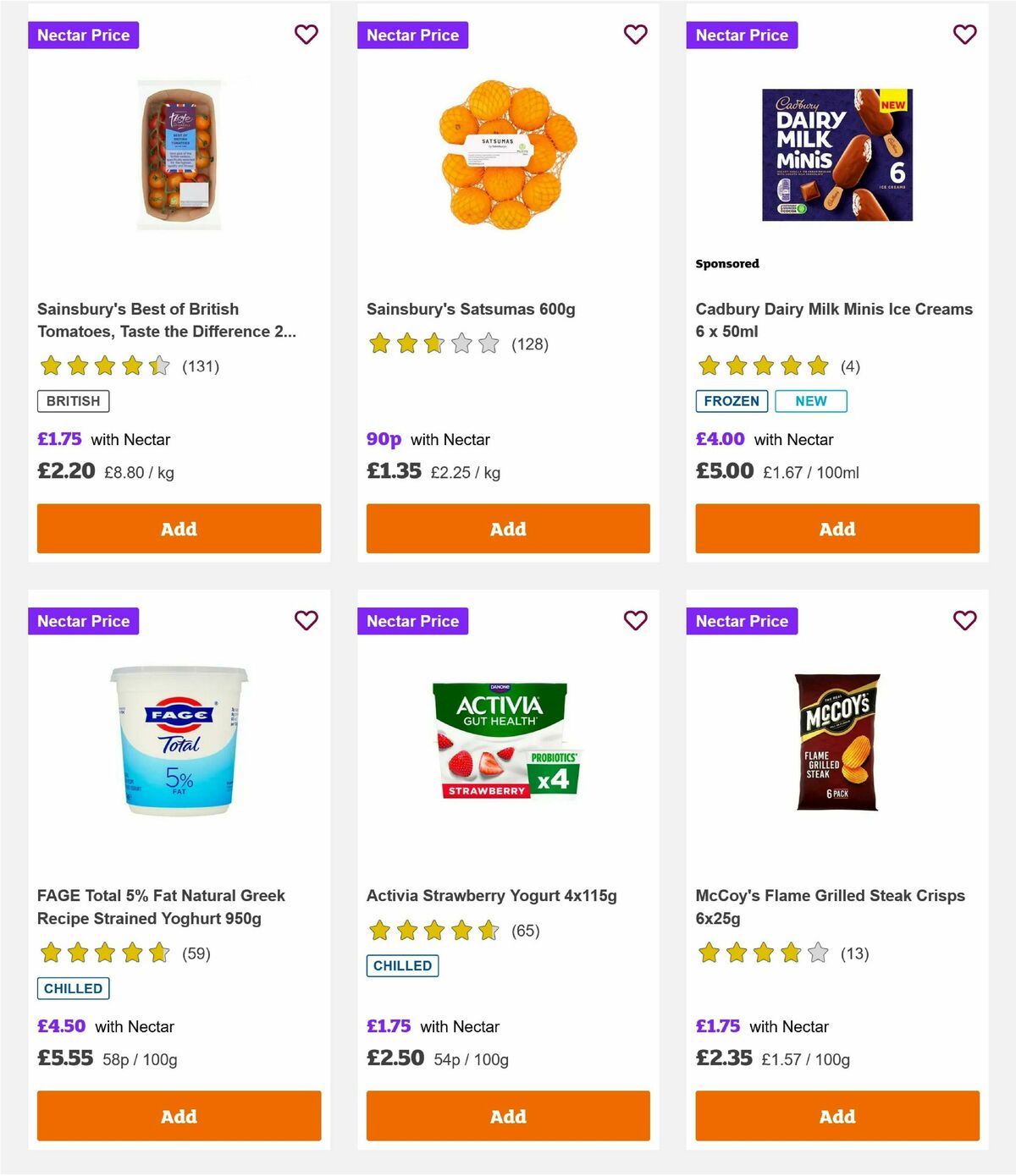 Sainsbury's Offers from 16 May