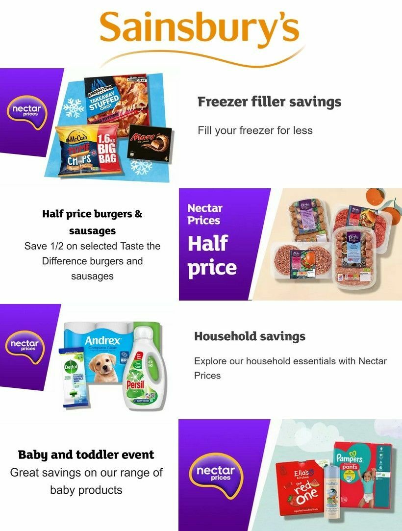 Sainsbury's Offers from 30 May