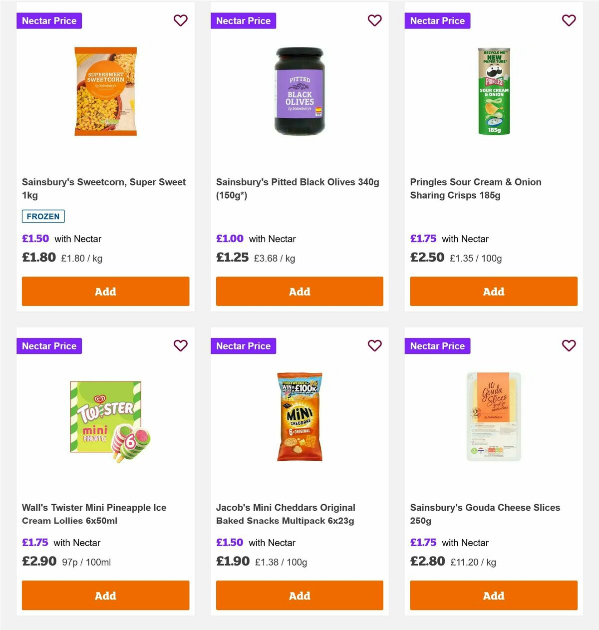 Sainsbury's Offers from 30 May