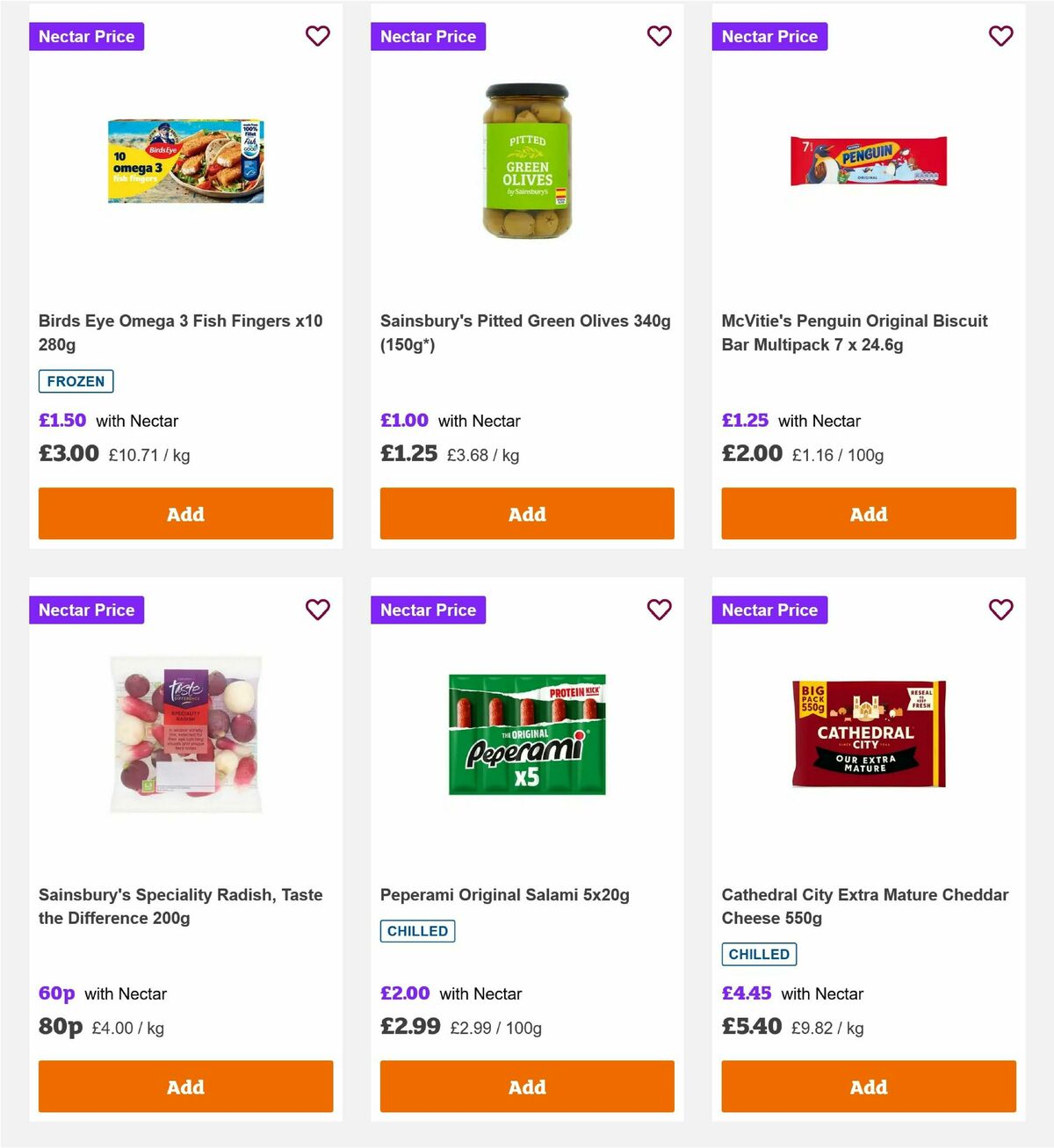 Sainsbury's Offers from 30 May