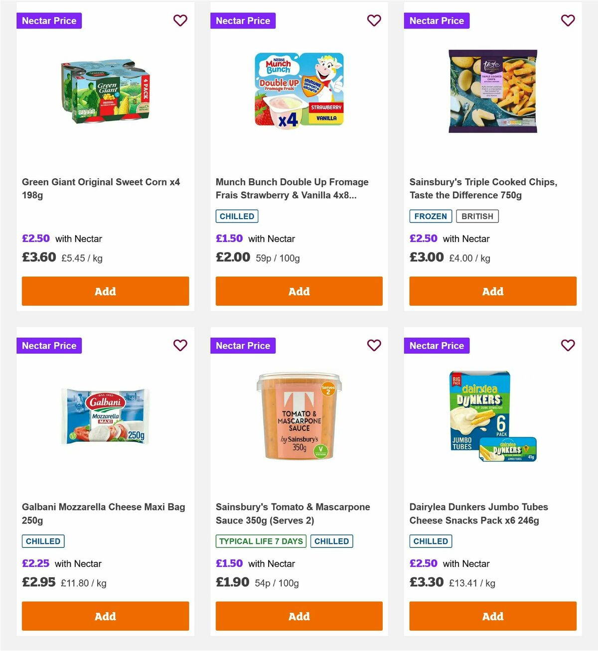 Sainsbury's Offers from 30 May