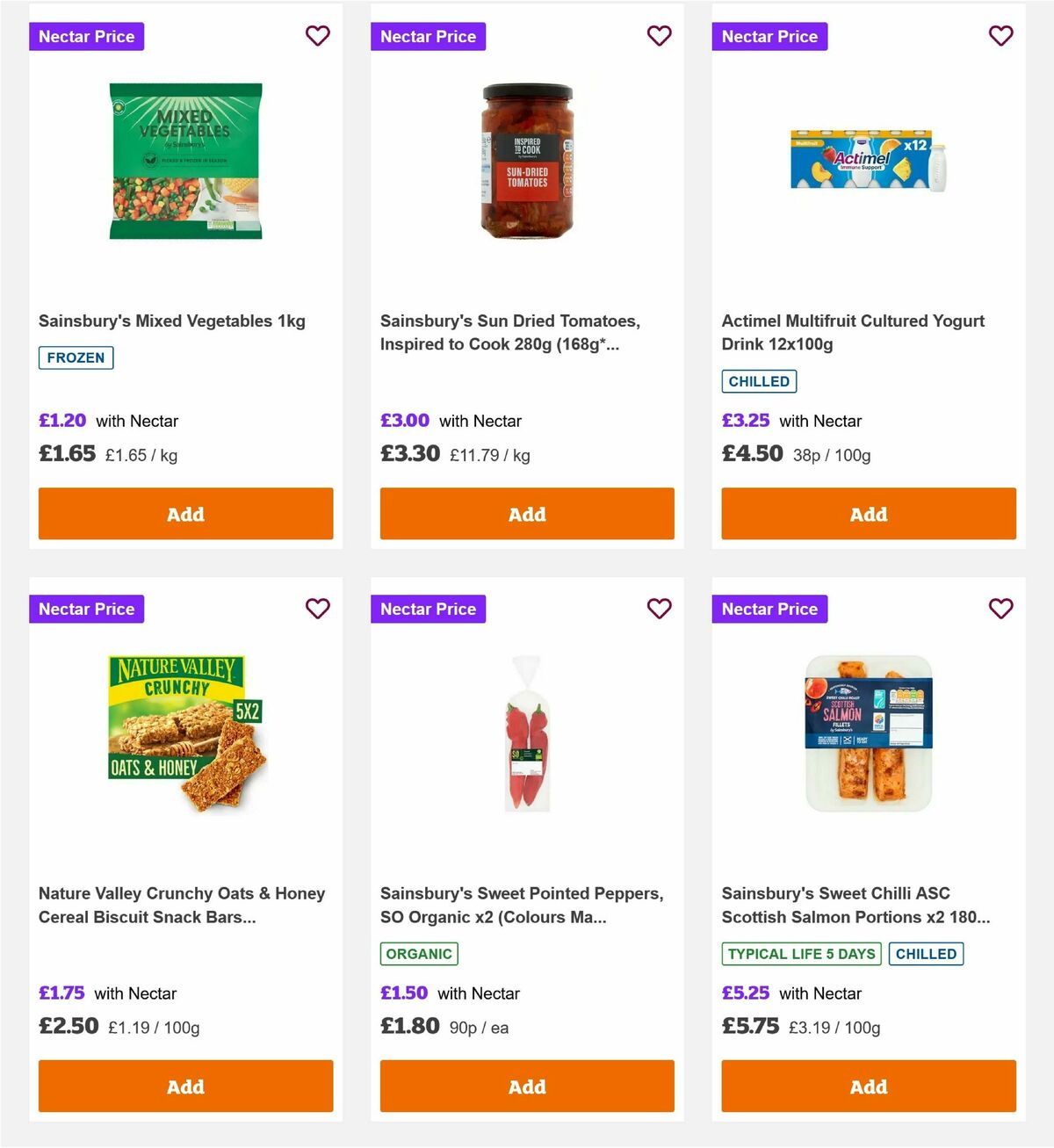 Sainsbury's Offers from 30 May