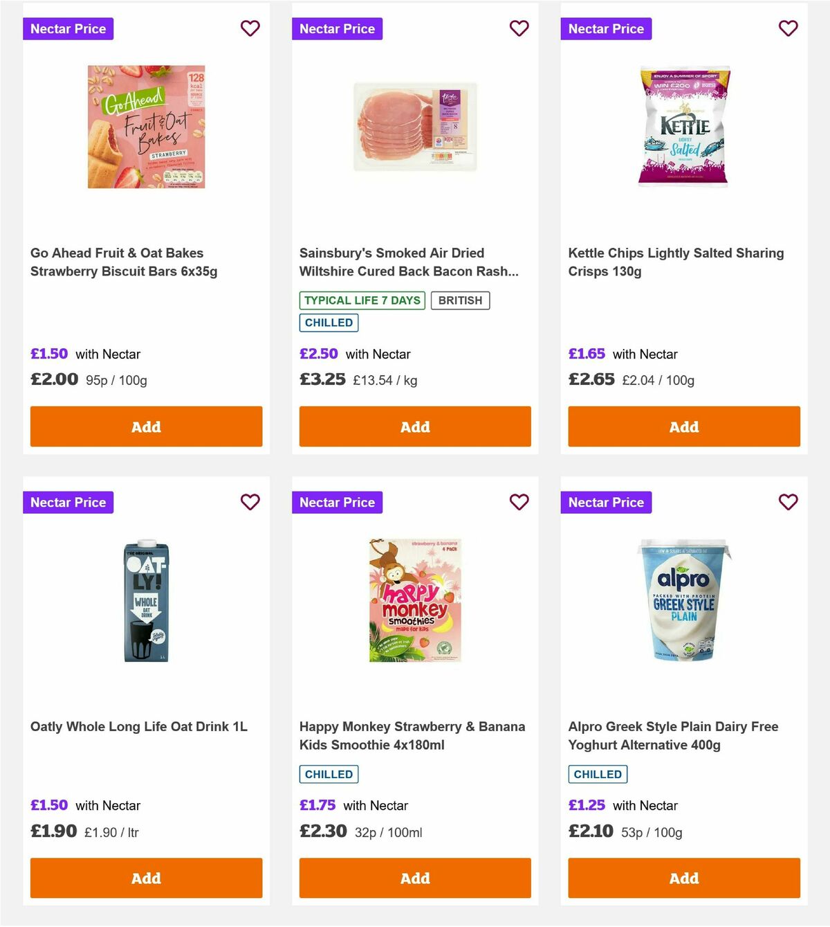 Sainsbury's Offers from 30 May