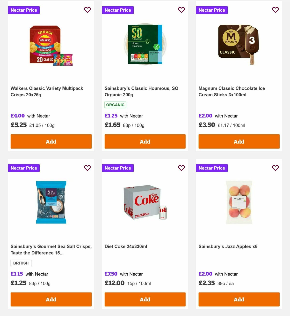 Sainsbury's Offers from 30 May