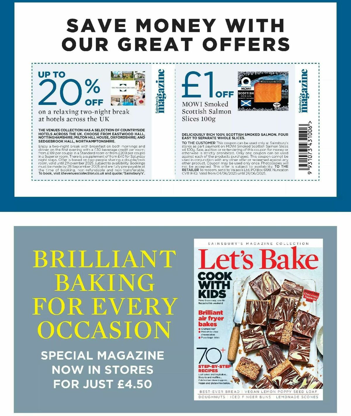 Sainsbury's Magazine June Offers from 1 June