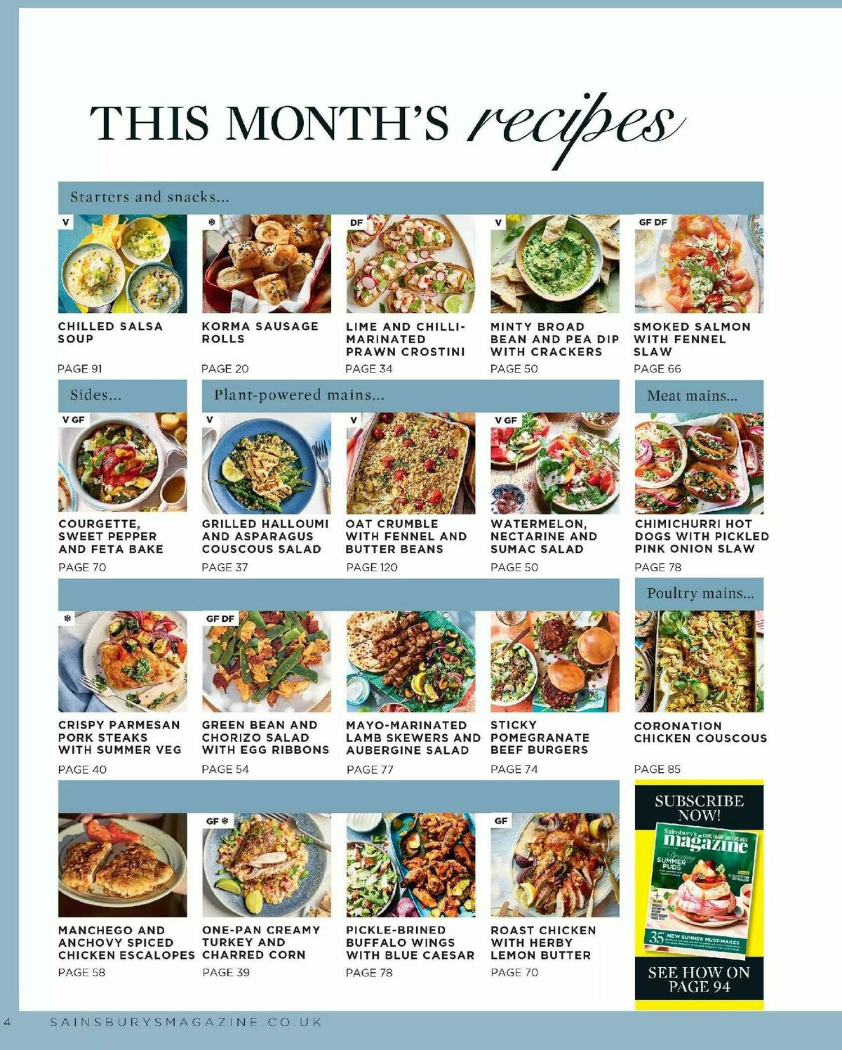Sainsbury's Magazine June Offers from 1 June