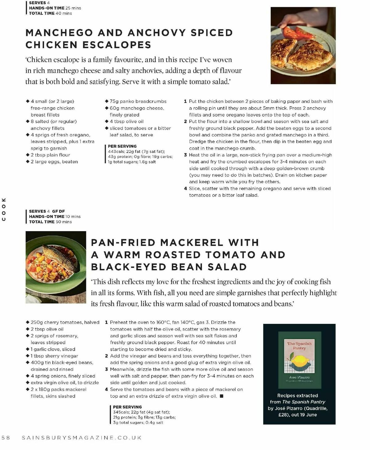 Sainsbury's Magazine June Offers from 1 June