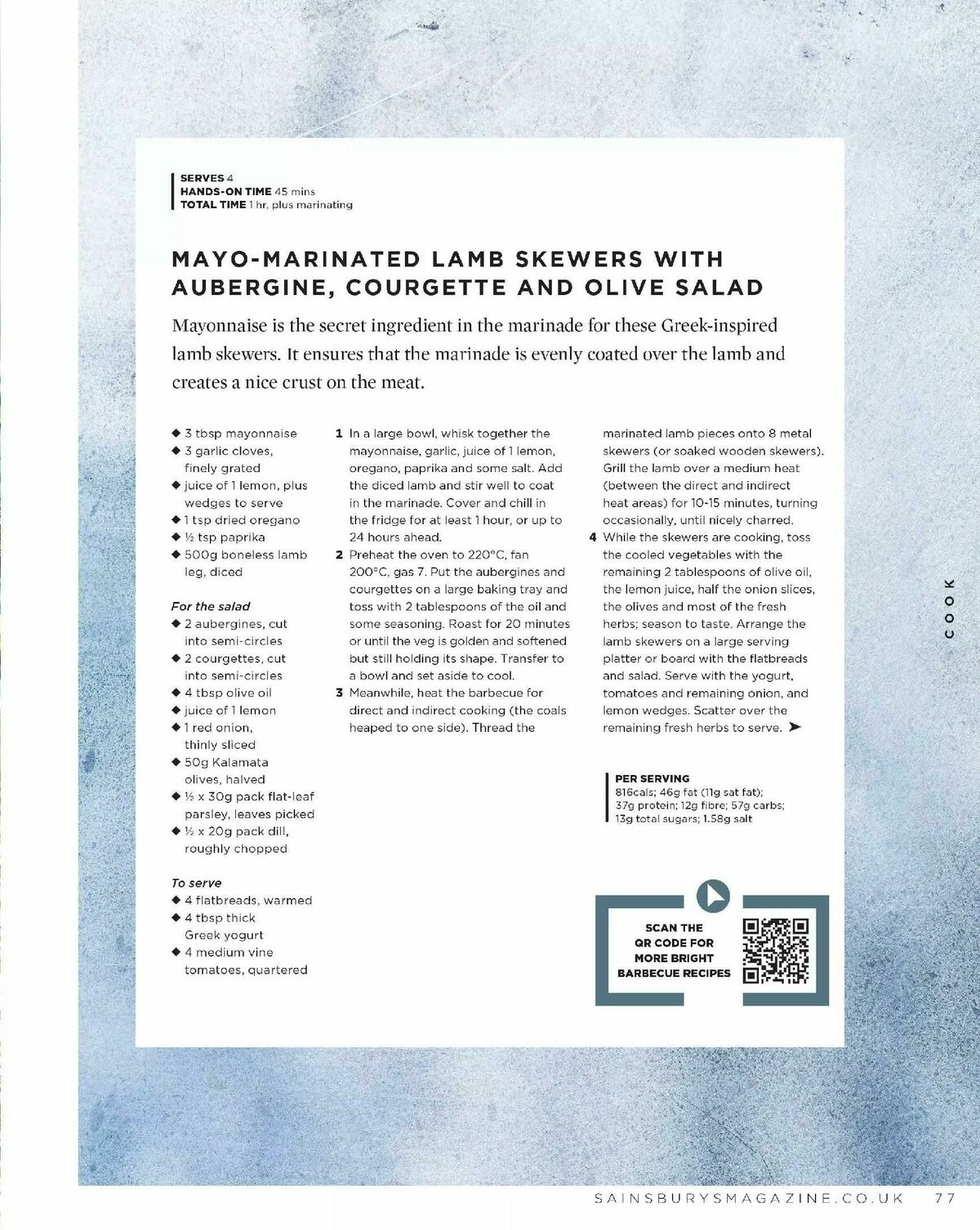 Sainsbury's Magazine June Offers from 1 June