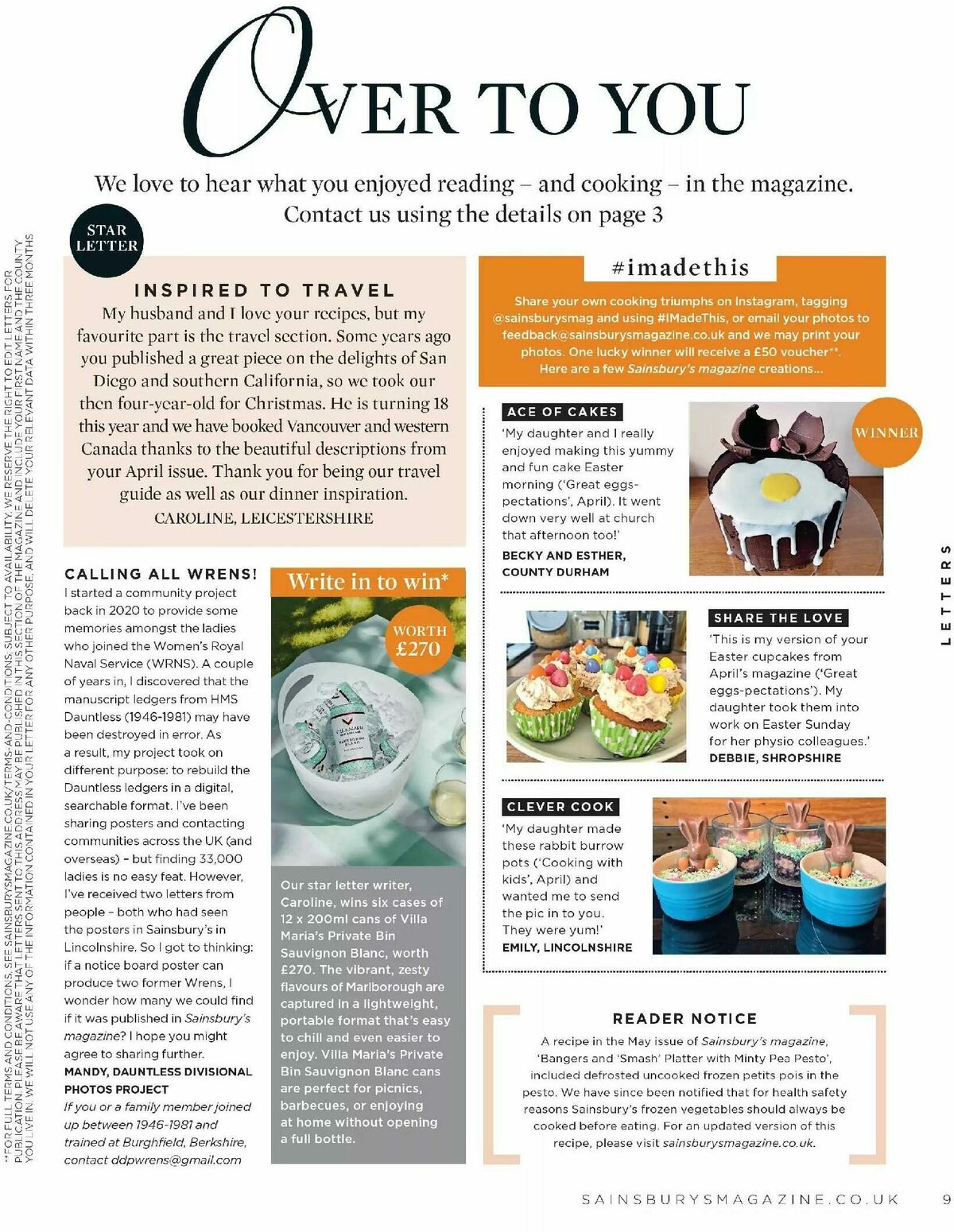 Sainsbury's Magazine June Offers from 1 June