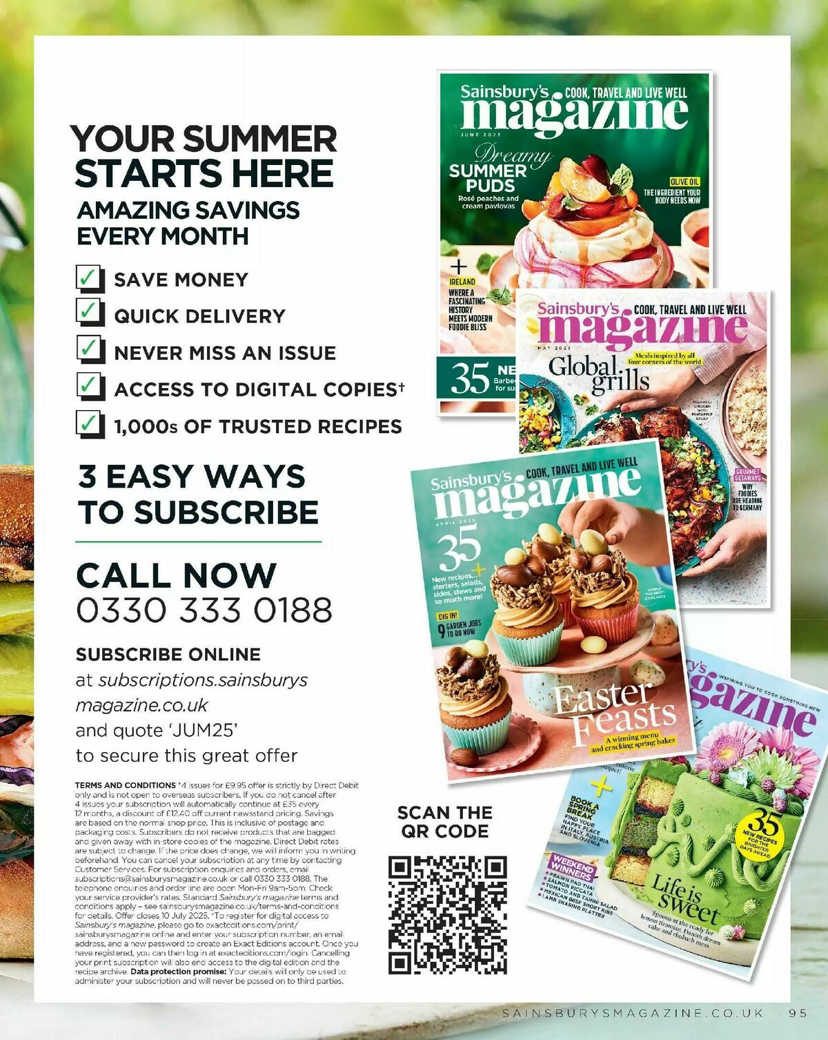 Sainsbury's Magazine June Offers from 1 June