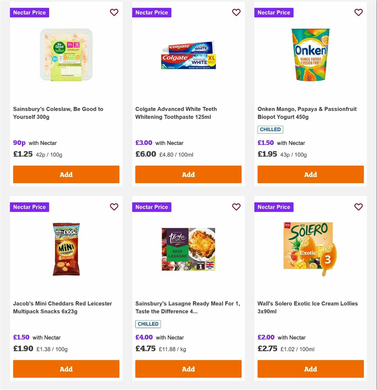 Sainsbury's Offers from 6 June
