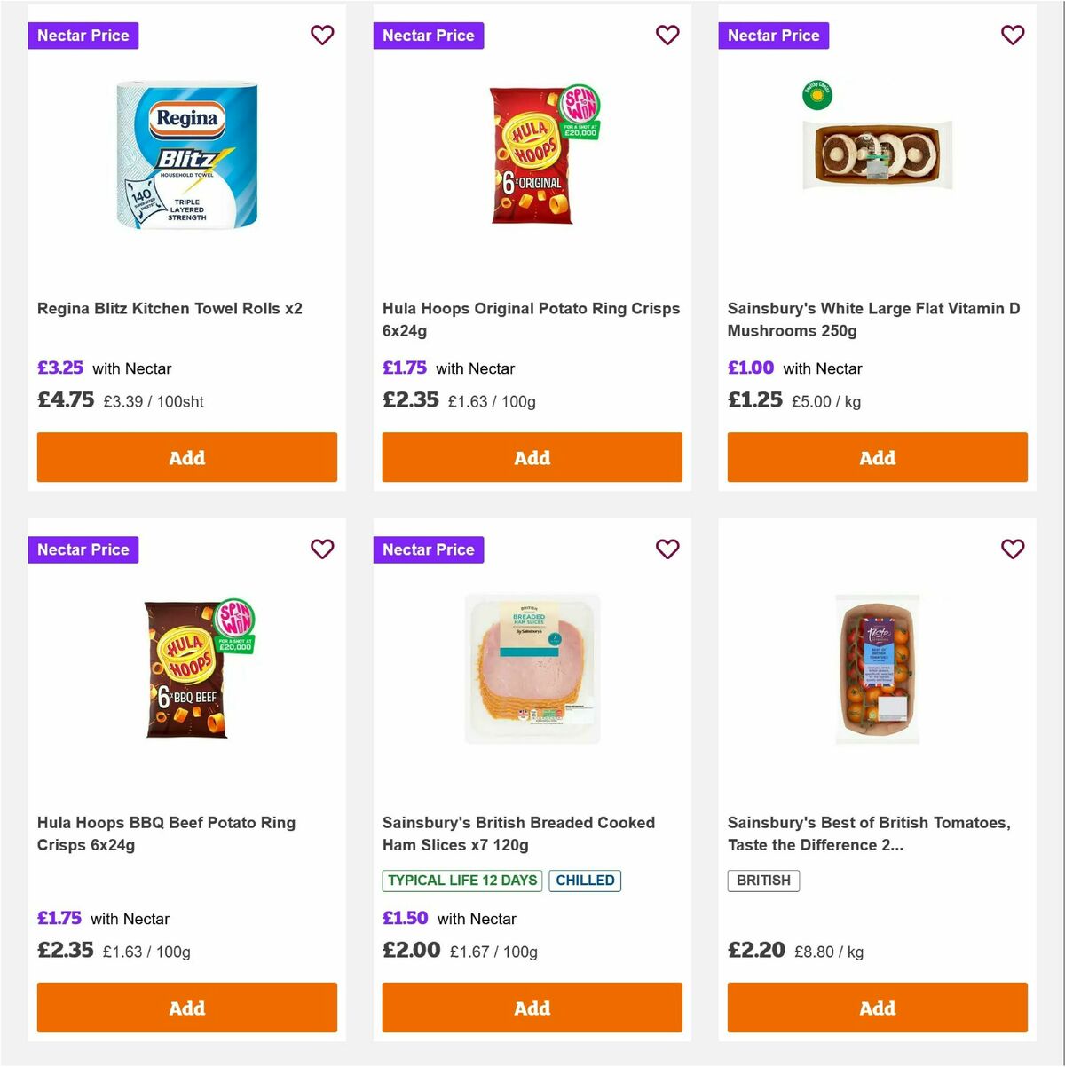 Sainsbury's Offers from 6 June