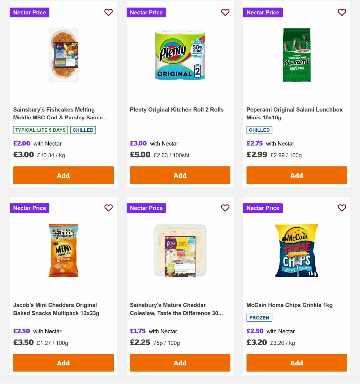 Sainsbury's Offers from 20 June