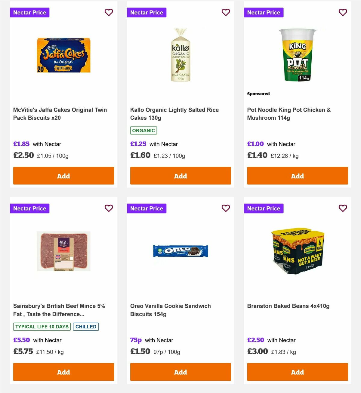 Sainsbury's Offers from 20 June