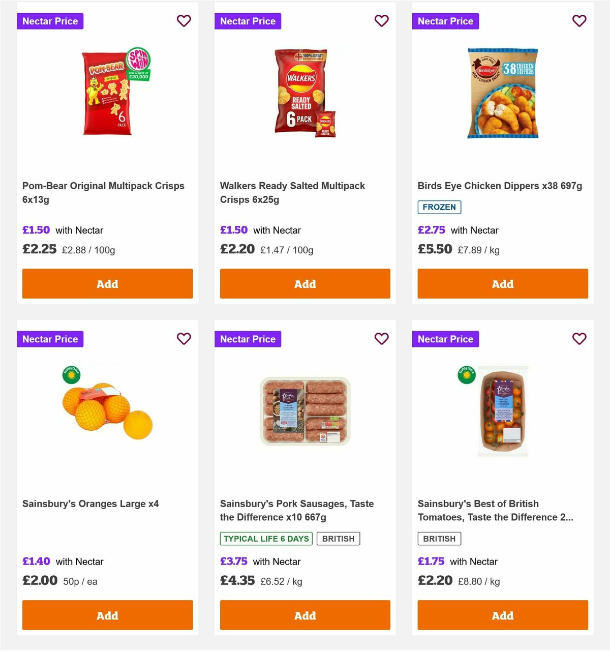 Sainsbury's Offers from 20 June