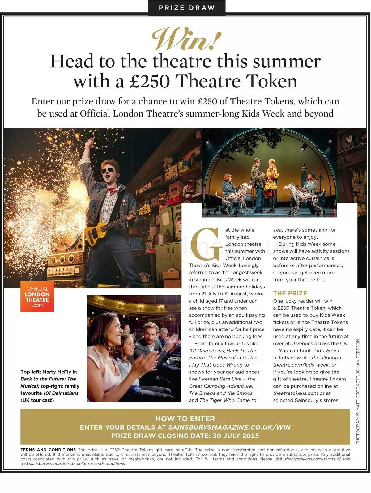 Sainsbury's Magazine July Offers from 1 July