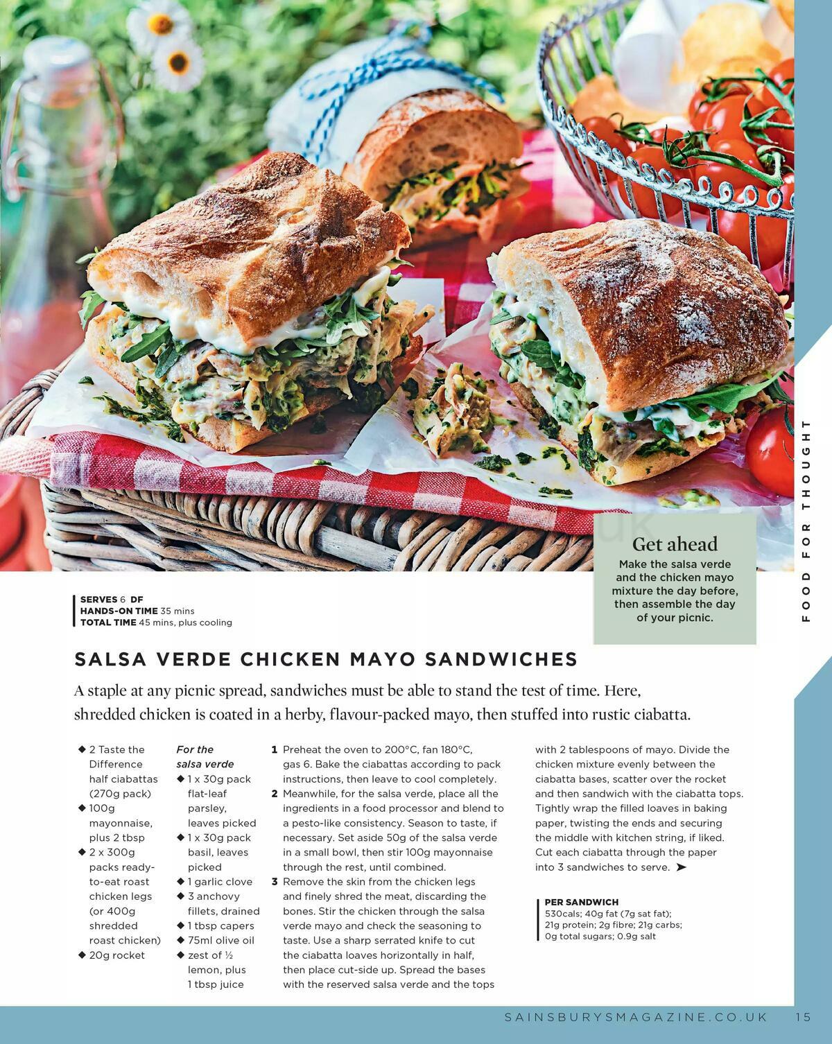 Sainsbury's Magazine July Offers from 1 July