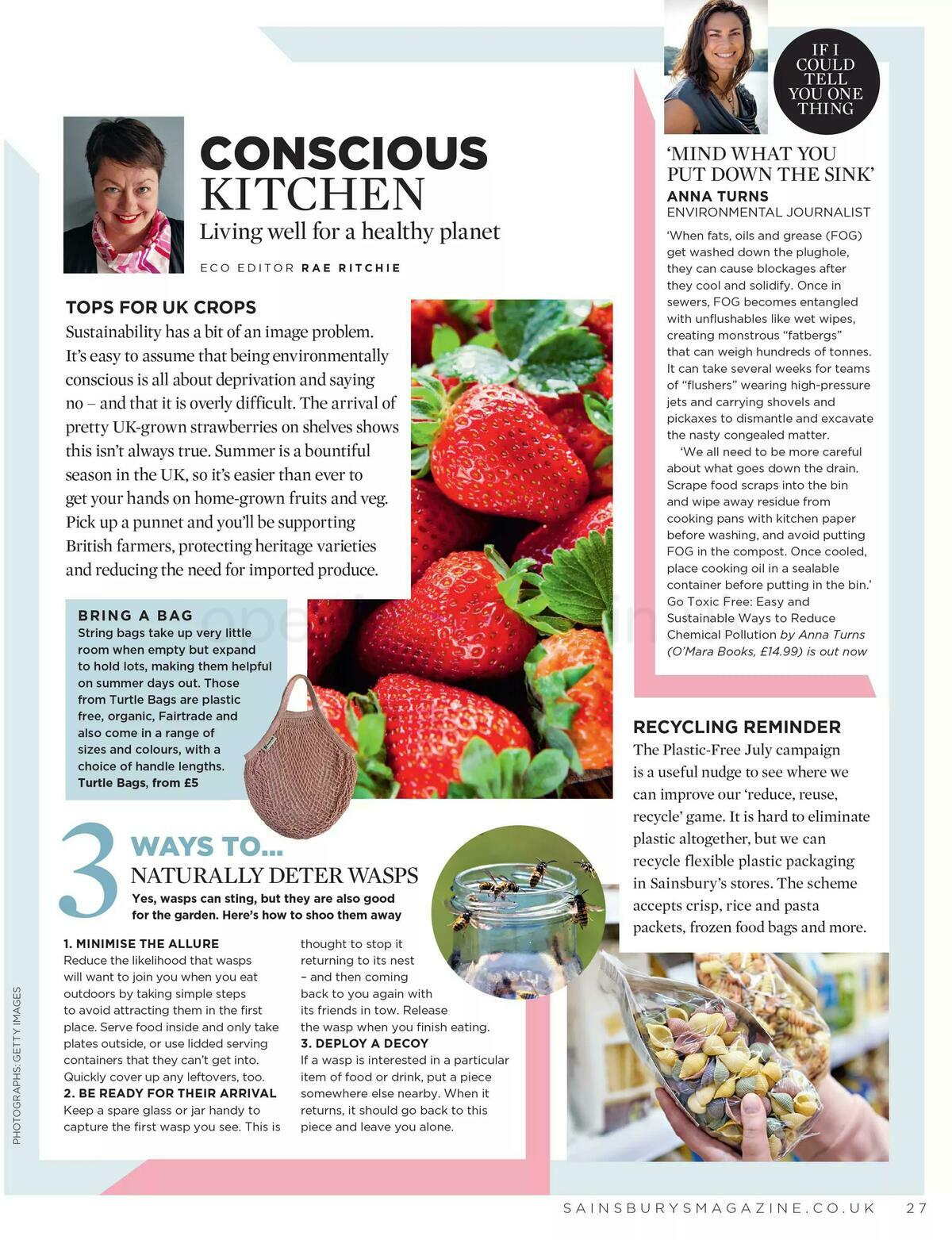 Sainsbury's Magazine July Offers from 1 July