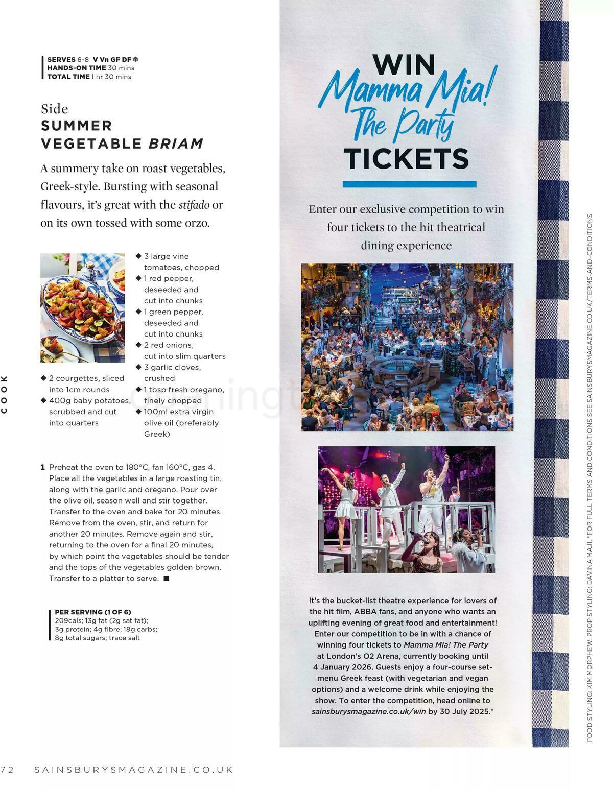 Sainsbury's Magazine July Offers from 1 July