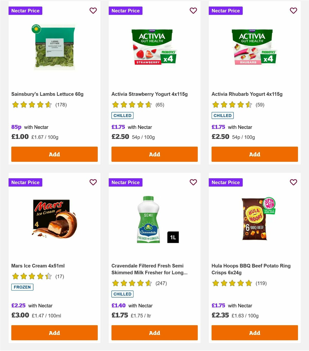 Sainsbury's Offers from 11 July