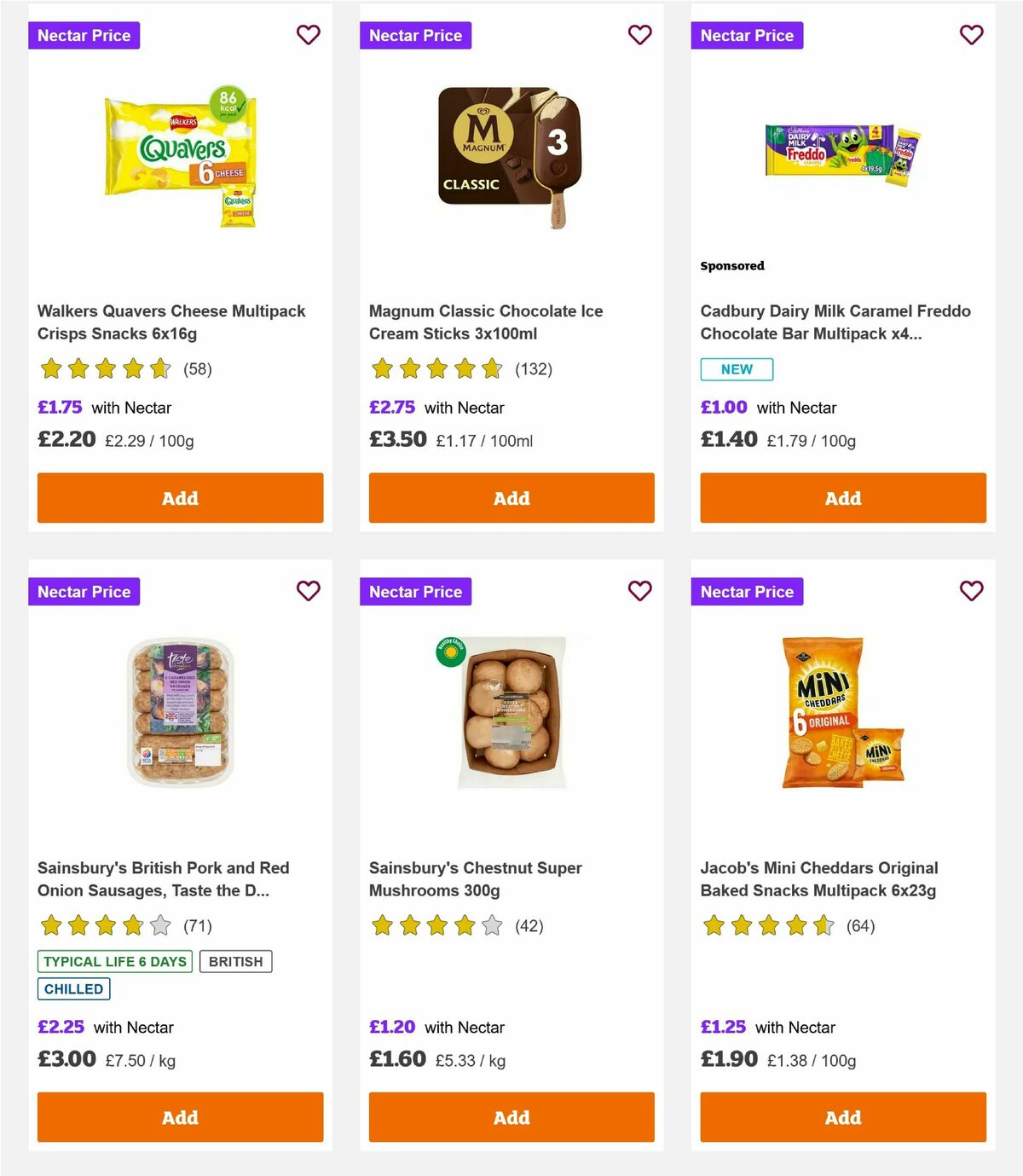 Sainsbury's Offers from 11 July