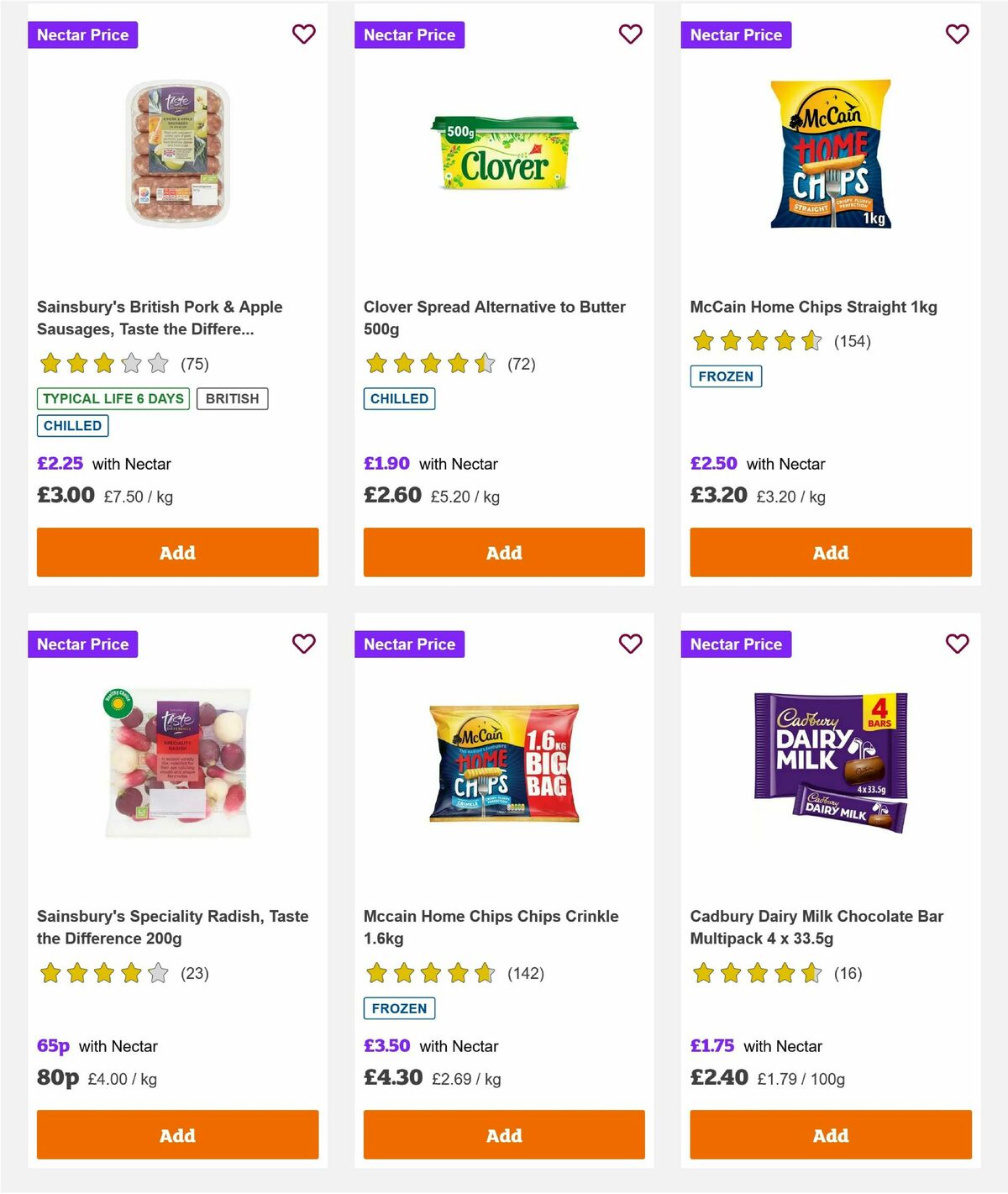 Sainsbury's Offers from 11 July
