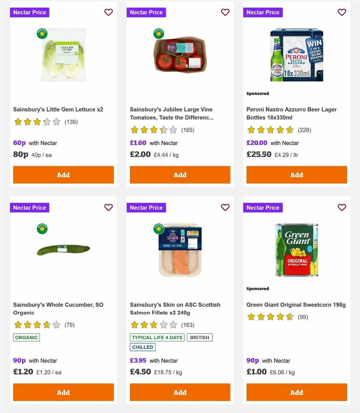 Sainsbury's Offers from 11 July