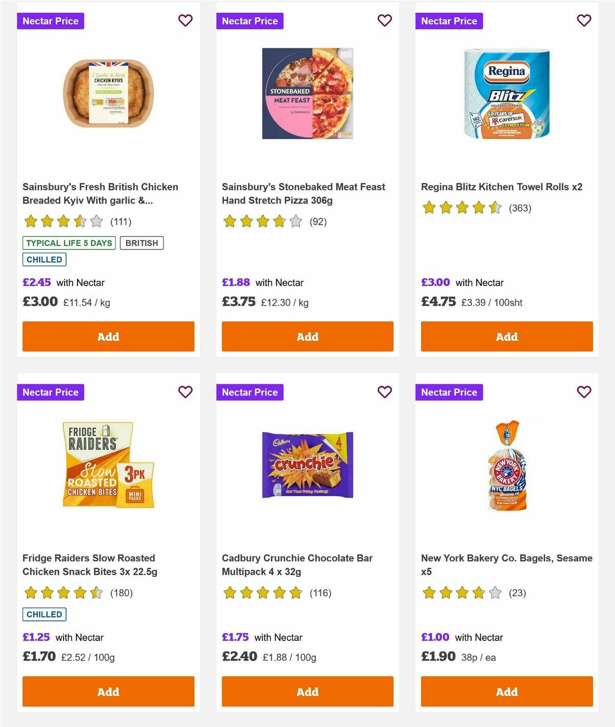 Sainsbury's Offers from 11 July