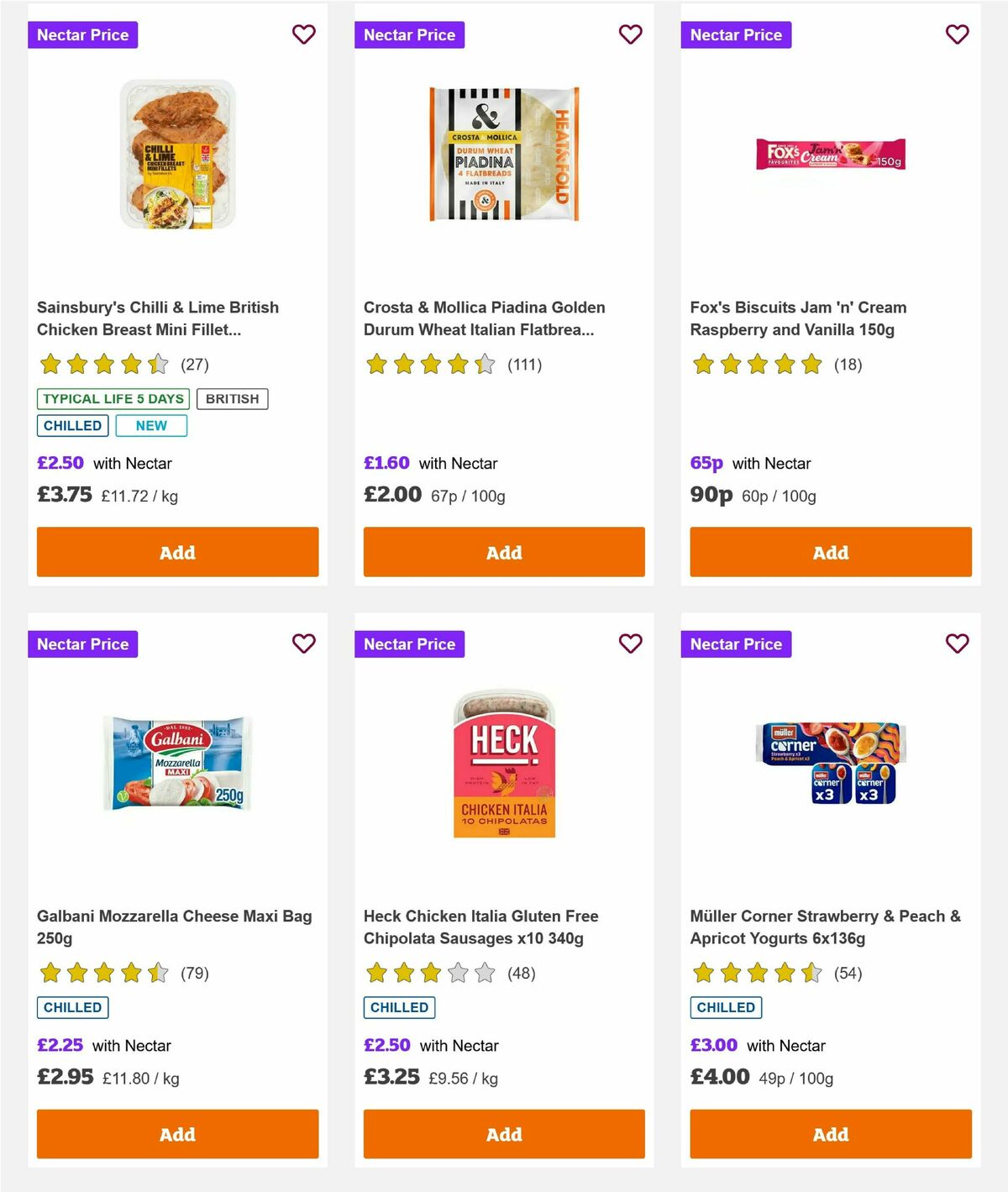 Sainsbury's Offers from 11 July