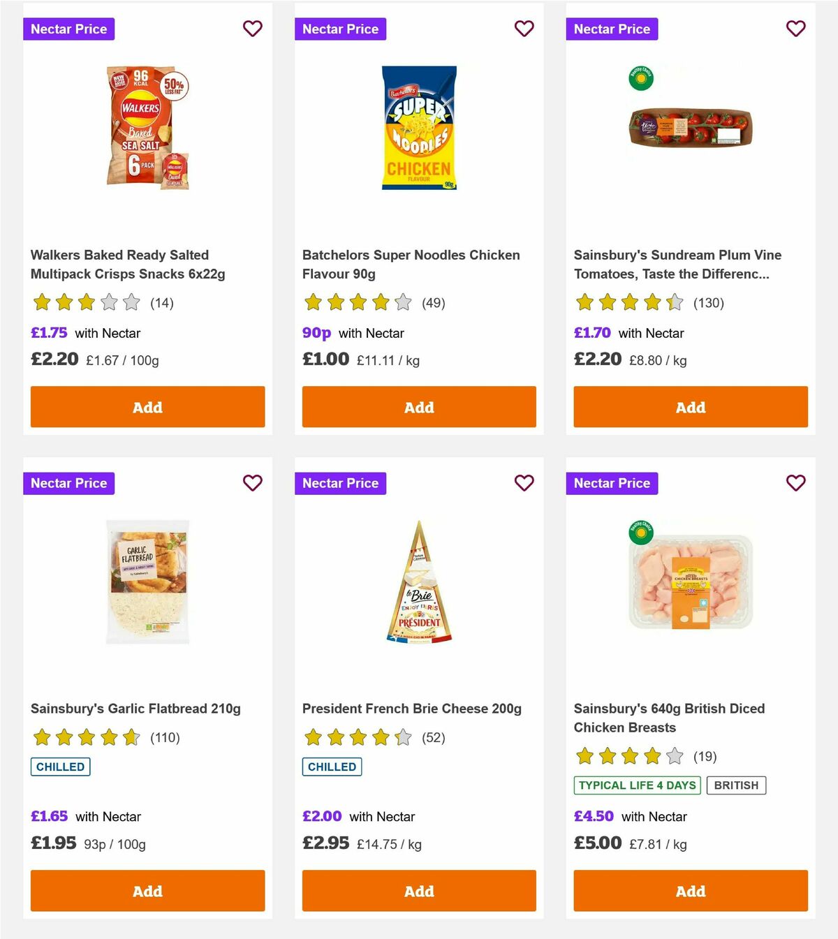 Sainsbury's Offers from 11 July