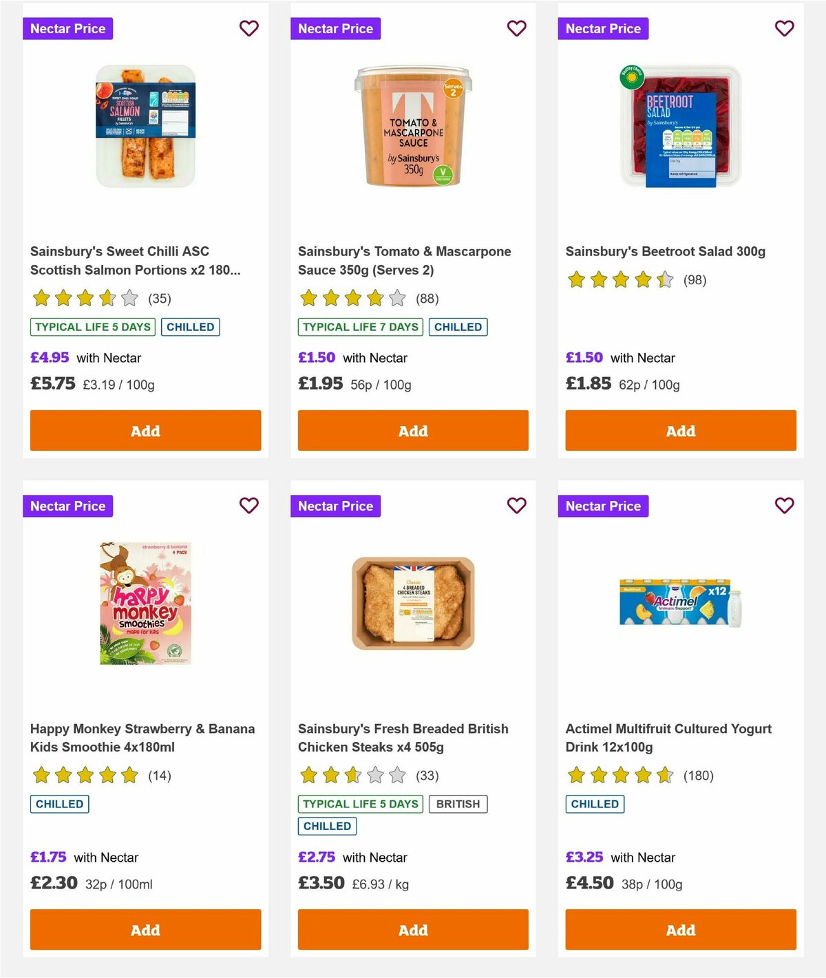 Sainsbury's Offers from 11 July