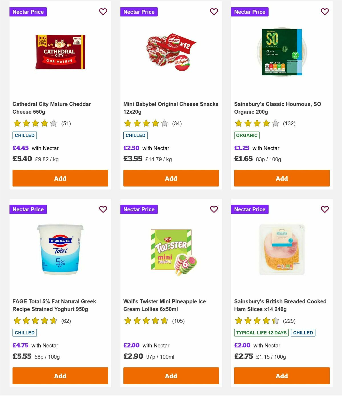 Sainsbury's Offers from 11 July
