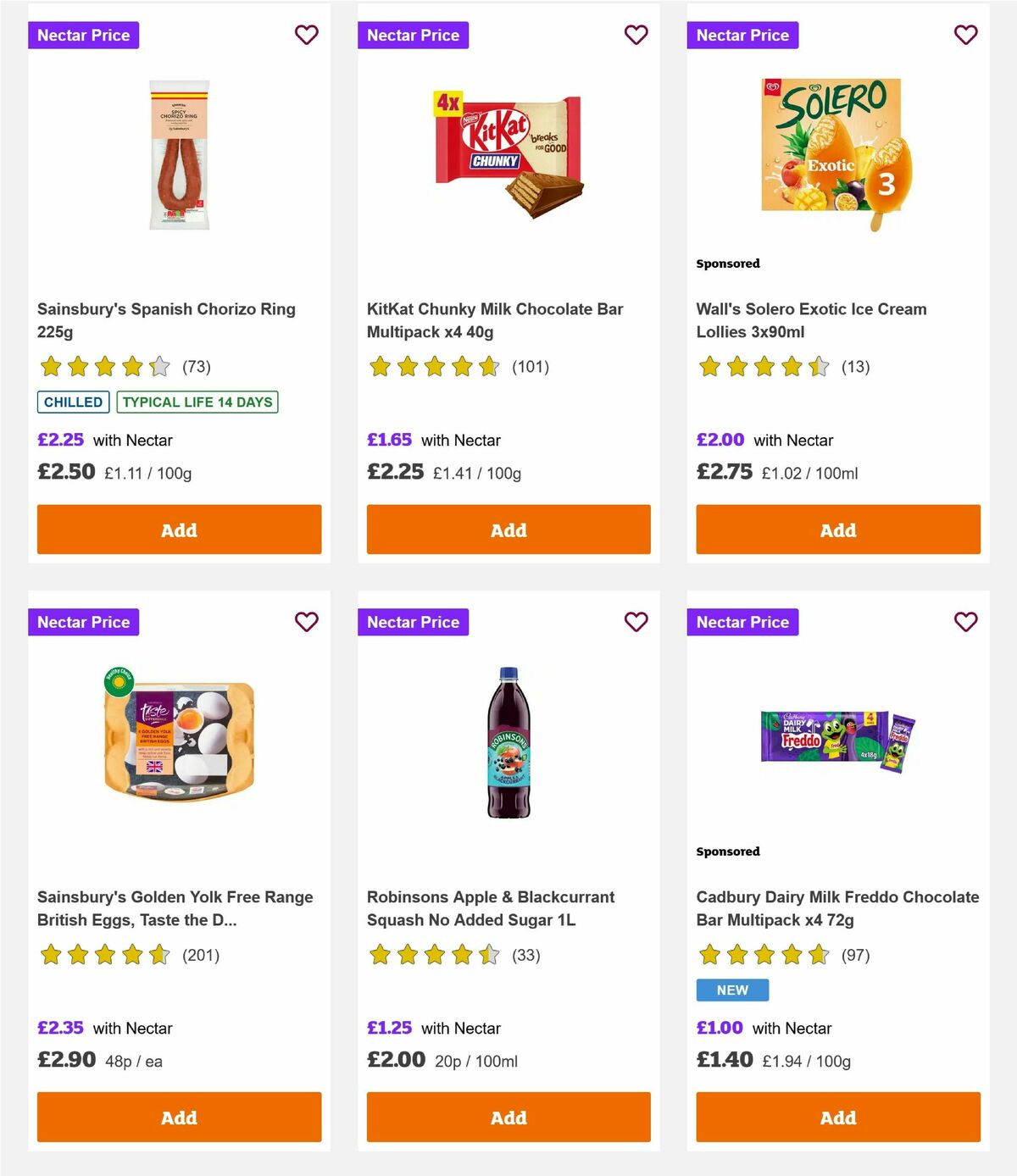 Sainsbury's Offers from 18 July