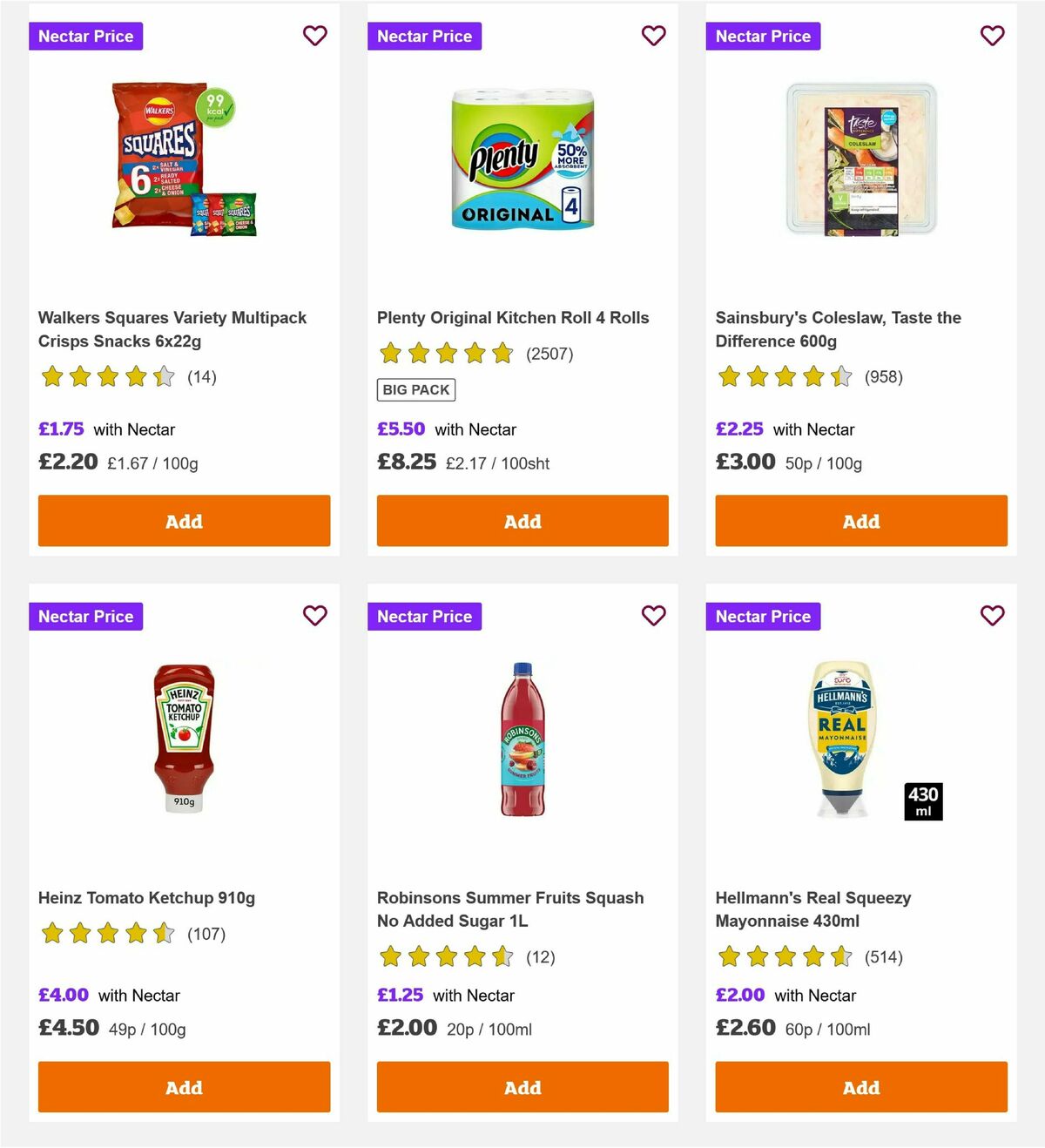 Sainsbury's Offers from 18 July